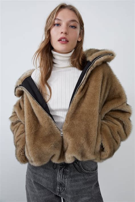 zara wrap coat|zara fluffy coat.